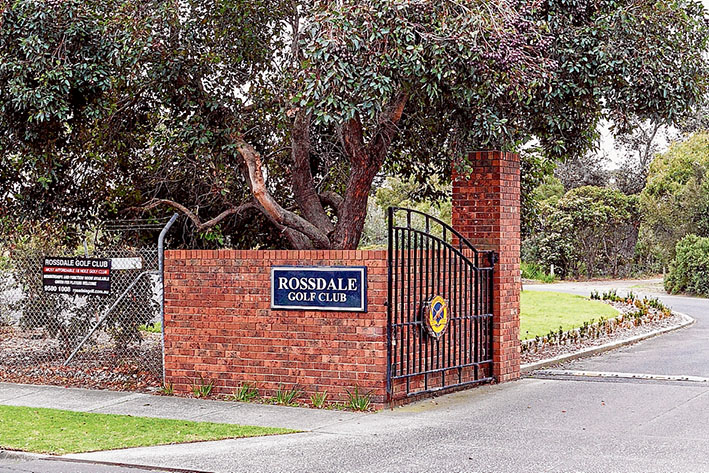 Under threat: Rossdale Golf Club could sell its land in Aspendale.