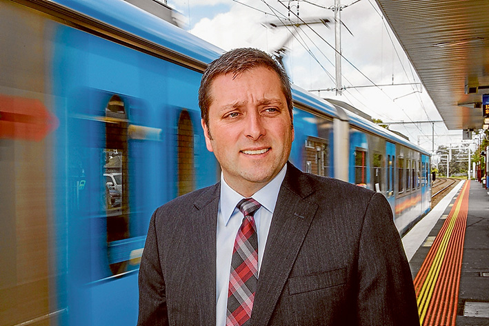 No go: Liberal opposition leader Matthew Guy says elevated rail would be an eyesore along the Frankston line. Picture: Gary Sissons