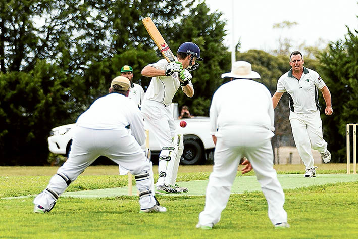 Walk in the park: Carrum Downs did the job over Ballam Park with 13 overs to spare. Picture: Andrew Hurst