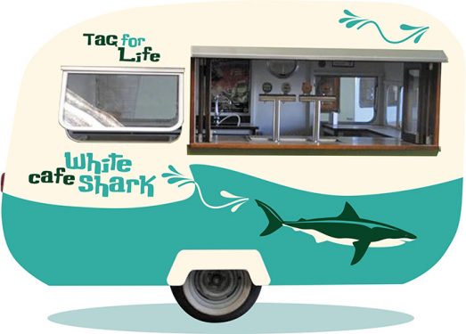 Van appeal: The “funky old school” caravan that Tag For Life wants to buy with a crowdfunding appeal being launched through Pozzible. Graphic: Supplied 