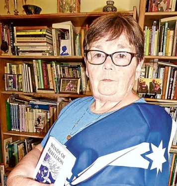 Rebel with a cause: Journalist and author Fran Henke has written Winds of Rebellion, the second book in a trilogy about Australians pushing back against authority.