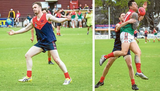 Final bound: Mt Eliza smashed Pines in Sunday’s Preliminary Final and will meet Frankston YCW in the Peninsula League Grand Final. Pictures: Andrew Hurst