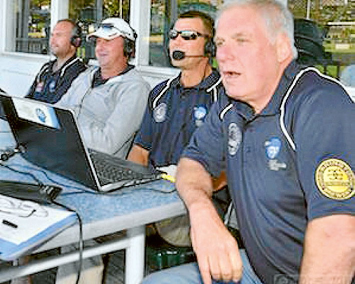 Calling it the way they see it: Neil Williams (right) will be back at the helm of the RPPFM Cricket Show, kicking off on October 15. Picture: RPPFM