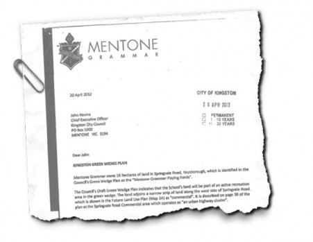 Mentone Letter