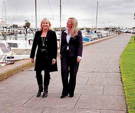 Former MPs: Lorraine Wreford, left, and Donna Bauer pictured at Mordialloc creek in 2012 claim union campaigners got personal before last year’s state election. Picture: Yanni