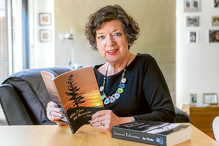 Leafing through history: Author Lyn Duclos has written a children’s book about Norfolk Island’s history from the perspective of a lone pine tree. Picture: Gary Sissons