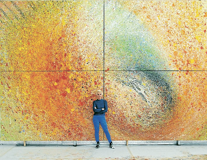Never mind the Pollocks: Artist Kerrie Warren’s The Bonfire artwork will adorn the exterior of the Frankston Arts Centre.