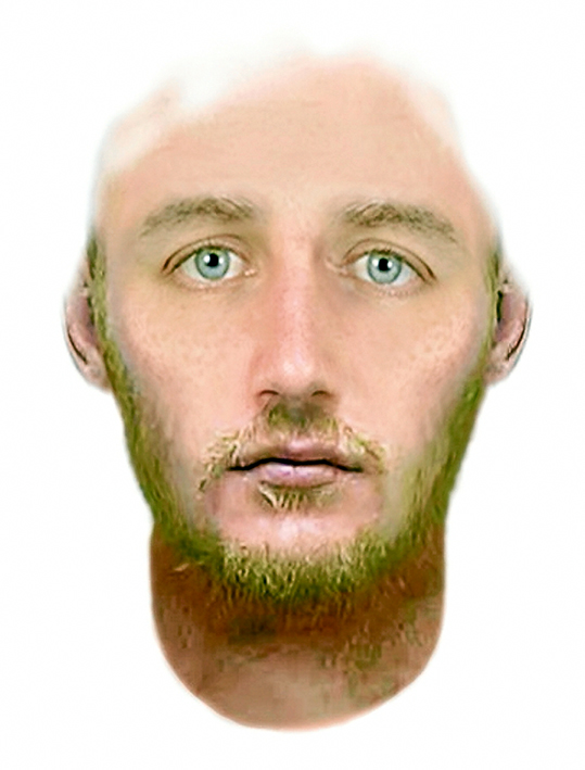 Face fit: Police have released a computer generated face image of a man that they want to talk to.