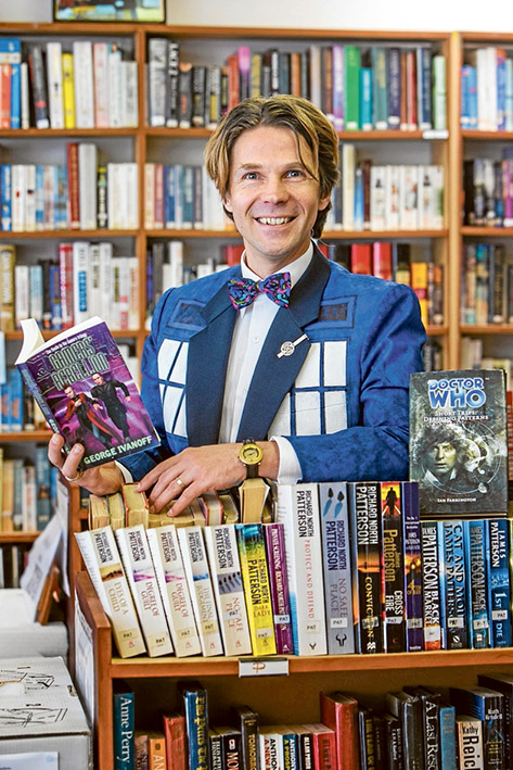 Flying doctors: George Ivanoff has written official Doctor Who fiction and is now working on a series of adventure books based on the Royal Flying Doctor Service. Picture: Gary Sissons