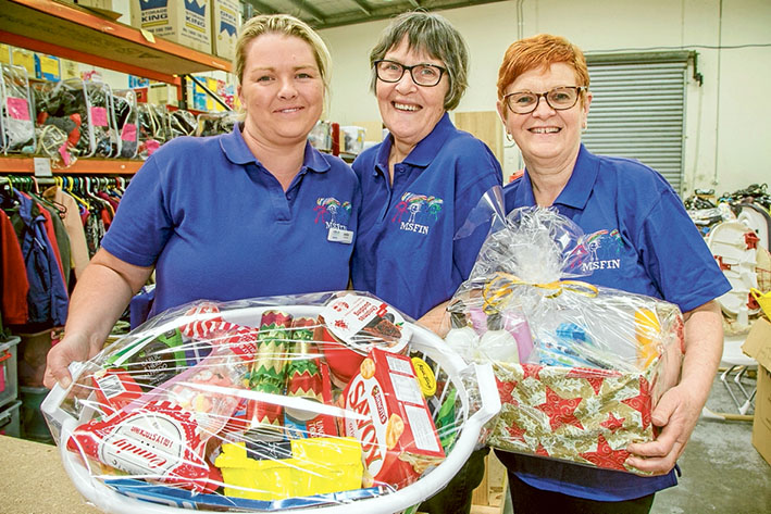 Team work: Jodie Harris and her team are mums who make a difference. Picture: Gary Sissons