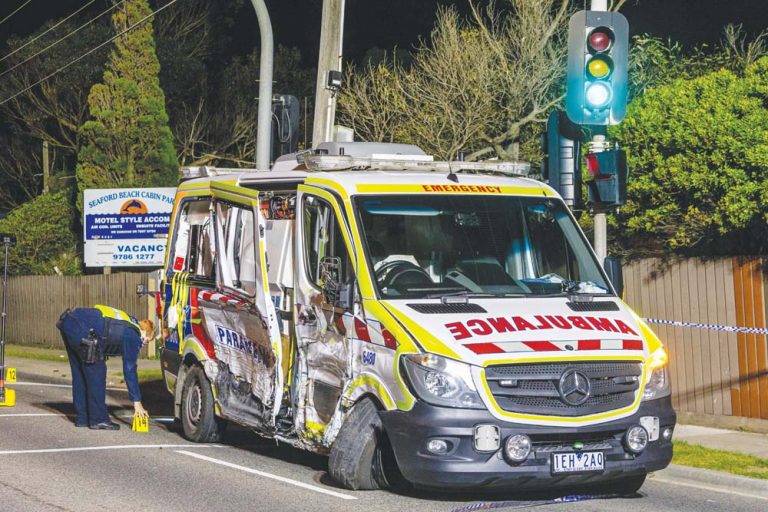 Ambulance crash Bayside News