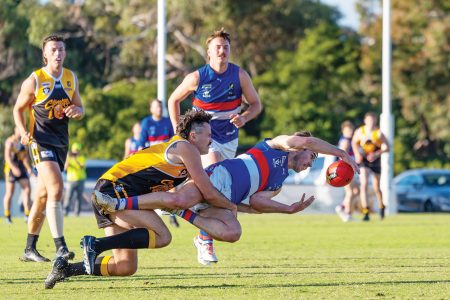 Stonecats strike: Frankston YCW secured a 21-point win over Mornington in their Division One clash. Picture: Craig Barrett