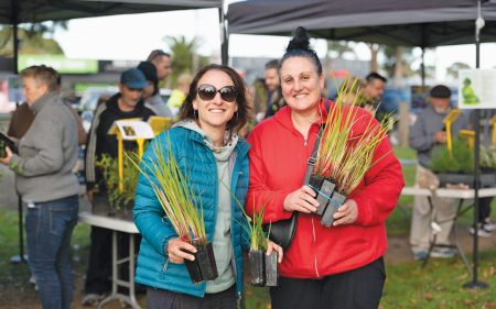 KINGSTON residents take home free plants last year. Picture: Supplied