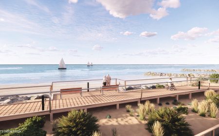 PLANS for an upgraded boardwalk at Carrum. Picture: Supplied