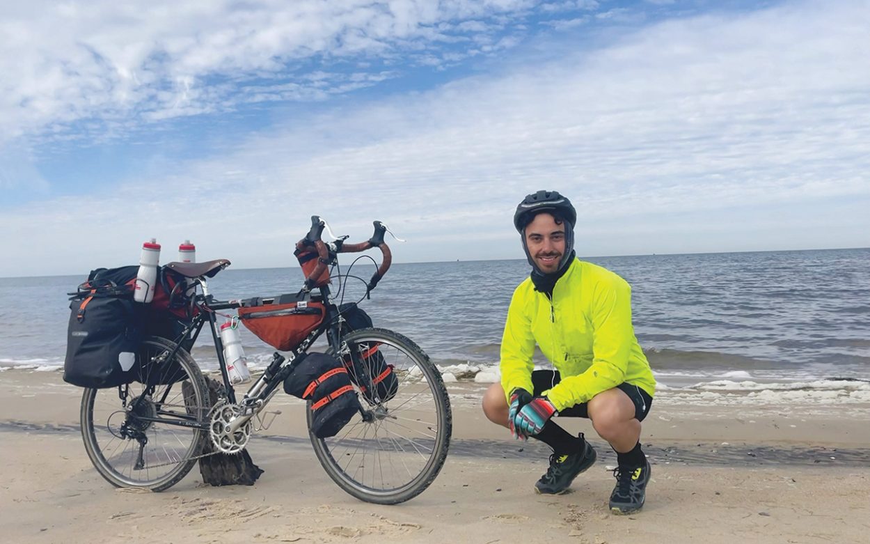DAN Scott spent time in hospital after a bad accident while cycling in the United States in 2022. His experience inspired him to ride from Frankston to Darwin to raise money for charity. Picture: Supplied