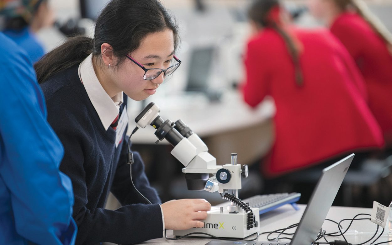 STUDENTS from Mentone Girls Grammar got a glimpse into life as a biomedical scientist during a visit to University of Melbourne last week