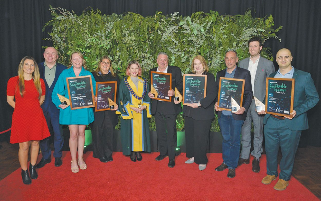 THE winners of the 2024 Kingston Sustainable Business Awards. Picture: Supplied