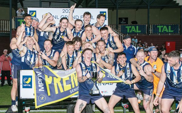 MPFNL 2024 Division Two premiers: After clinching the top spot on the ladder at the end of the season, Edi-Asp have won the grand final in Division Two. Picture: Alan Dillon
