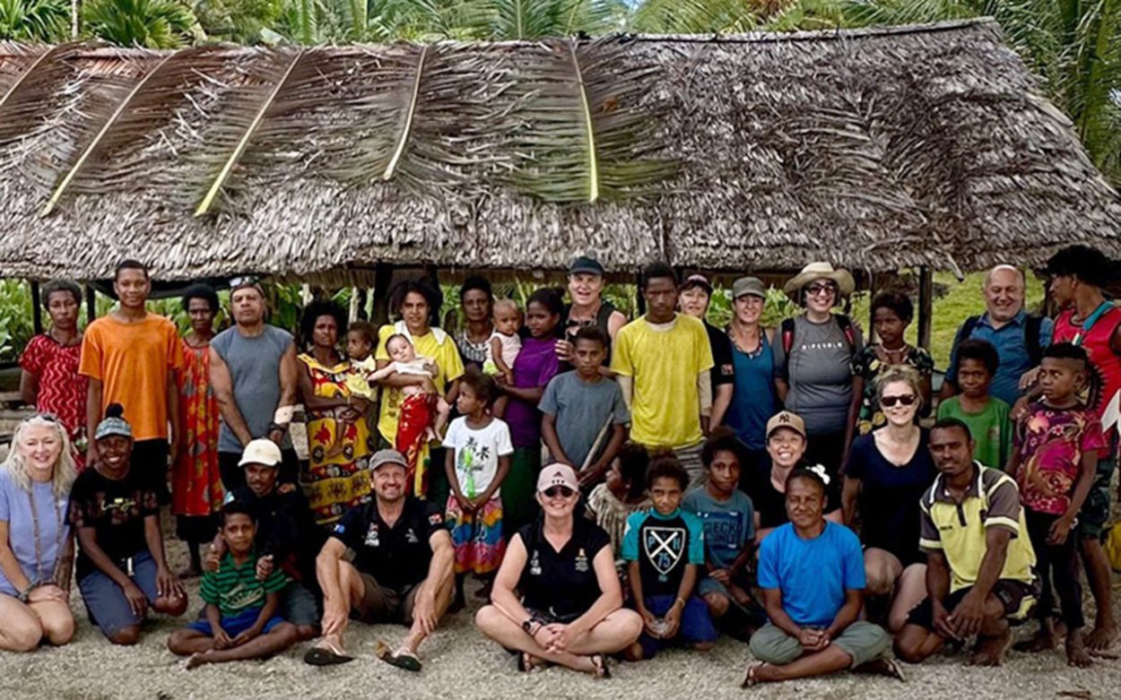 MEMBERS of the ‘No Roads Exhibitions Foundation’ team, including members from Peninsula Health, in Papua New Guinea. Picture: Supplied