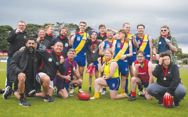 THE Recklink Footy Grand Final was held in Frankston for the first time last week. The day brought together athletes of all abilities to play football and have a good time. See sports page 14. Pictures: Supplied