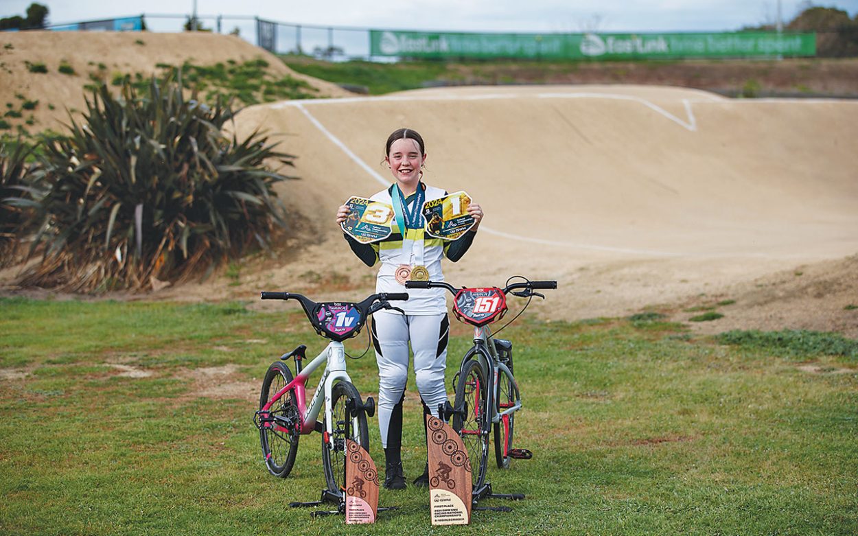 HARLA Sinclair with some of her awards. Picture: Yanni