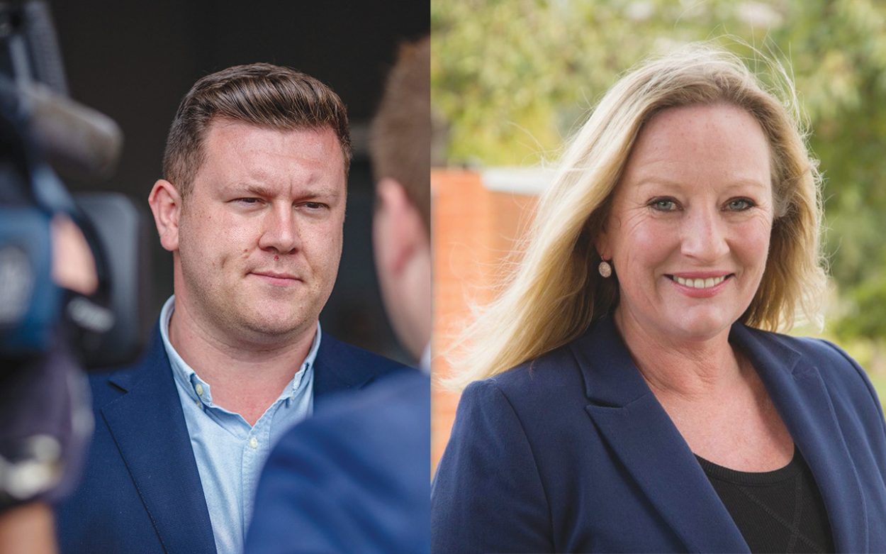 POTENTIAL Liberal Dunkley candidates Nathan Conroy (left) and Donna Hope. Pictures: Gary Sissons (left), Supplied