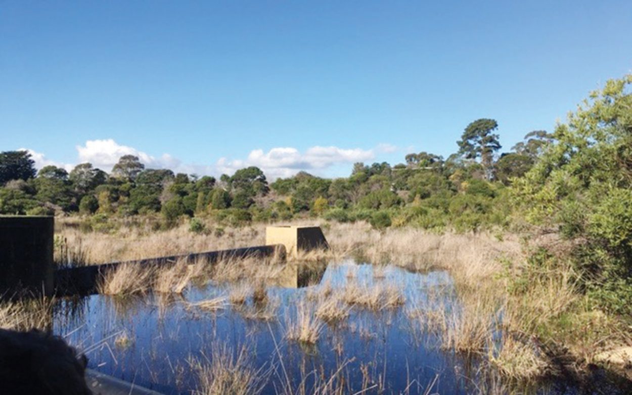 THE decommissioned reservoir at 57 Kunyung Road faces an uncertain future. Picture: Supplied