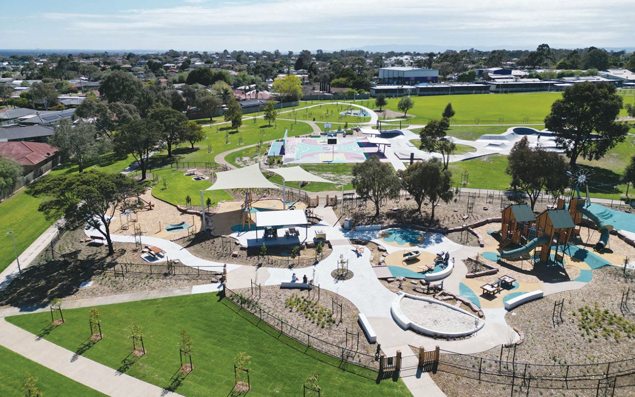 Sandfield Reserve redevelopment finished