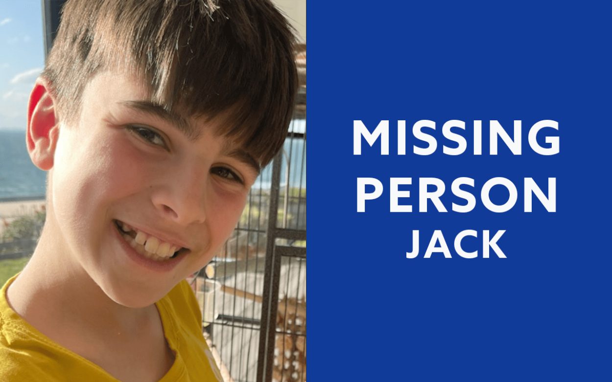 Police search for missing 10-year-old Jack