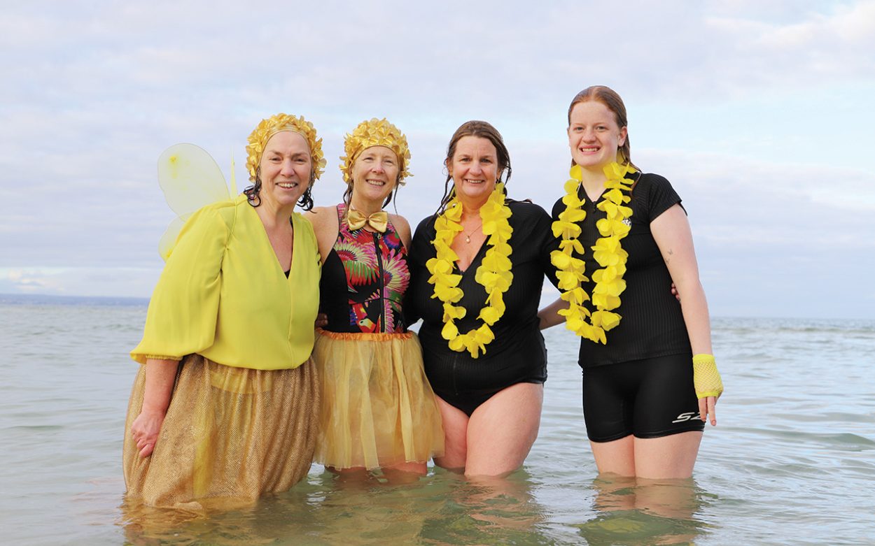 Braving the cold for cancer cure