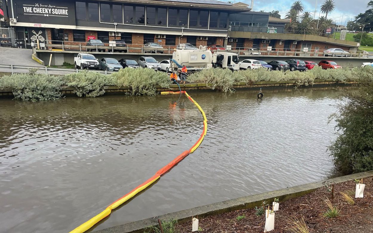 Diesel spill in Kananook Creek ‘managed’